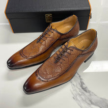 Load image into Gallery viewer, Men's Dress Shoes Genuine Leather