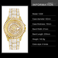 Load image into Gallery viewer, Men's Stainless Steel Automatic Date Quartz Wristwatch