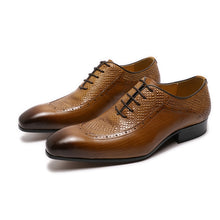 Load image into Gallery viewer, Men's Dress Shoes Genuine Leather