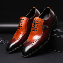 Load image into Gallery viewer, Luxury Classic Men's Brogue Oxford Dress Shoes