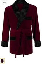 Load image into Gallery viewer, Velvet Smoking Jackets Shawl Lapel Formal Tuxedos Loose Vintage Retro Dinner Party Prom