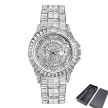 Load image into Gallery viewer, Men's Stainless Steel Automatic Date Quartz Wristwatch