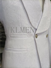 Load image into Gallery viewer, White Tuxedos Shawl Lapel Suits 2PCS