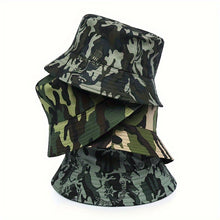 Load image into Gallery viewer, Camouflage Bucket Hat for Men and Women, Double-Sided Breathable
