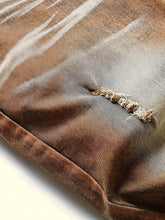 Load image into Gallery viewer, Men&#39;s Slim Fit Distressed Stretch Denim Jeans - Vintage Brown Gradient Ripped Design, Comfortable &amp; Stylish for Casual Wear
