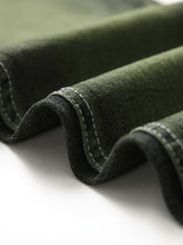 Load image into Gallery viewer, Mens Regular Length Mid Waist Slim Fit Stretch Skinny Jeans - Comfortable Flex Waist, Ripped and Distressed, Solid Color, All-Season, Woven Denim Biker Pants for Everyday Wear
