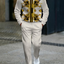 Load image into Gallery viewer, Men&#39;s Loose And Comfortable Long-sleeved Trousers Set
