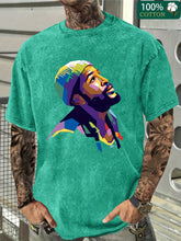 Load image into Gallery viewer, Marvin Gaye Graphic Print Cotton T-shirt Men&#39;s Fashion Casual Short Sleeve Crew Neck
