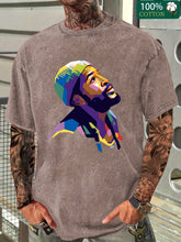 Load image into Gallery viewer, Marvin Gaye Graphic Print Cotton T-shirt Men&#39;s Fashion Casual Short Sleeve Crew Neck
