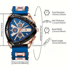 Load image into Gallery viewer, Men&#39;s Luxury Rose Golden-Tone Sports Watch , Chronograph-like, Date Display &amp; Quartz Movement - Dress Watch for Casual &amp; Formal Events, Elegant Analog Men&#39;s Watch
