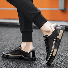 Load image into Gallery viewer, Men&#39;s  Shoes - Breathable Sneakers with Non-Slip Rubber Sole, Lace-Up Closure - White/Green/Red Color Block design , Streetwear, Gym, Campus - All-Season Lightweight Shoes for Men, Outdoor Walking.
