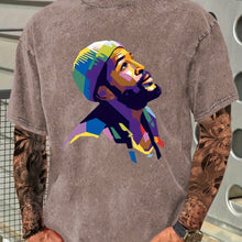 Load image into Gallery viewer, Marvin Gaye Graphic Print Cotton T-shirt Men&#39;s Fashion Casual Short Sleeve Crew Neck
