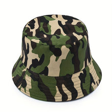 Load image into Gallery viewer, Camouflage Bucket Hat for Men and Women, Double-Sided Breathable
