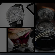 Load image into Gallery viewer, Men&#39;s White Stone Exquisite Watch Automatic Movement Business Watch, Without Battery
