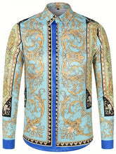 Load image into Gallery viewer, Print shirt for men, long-sleeved cardigan, autumn fashion casual wear, high-quality
