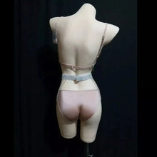Load image into Gallery viewer, Gold Silver Rhinestones Bikini Set
