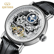 Load image into Gallery viewer, Luxury Leather Strap Watch Tourbillon Alloy Waterproof Men&#39;s Watch
