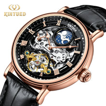 Load image into Gallery viewer, Luxury Leather Strap Watch Tourbillon Alloy Waterproof Men&#39;s Watch
