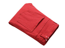 Load image into Gallery viewer, Men's High Hip Hop Utility Medium Washed Mid Waist Straight Breathable Cotton  Jeans
