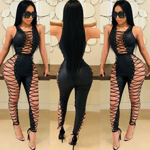 Load image into Gallery viewer, Women&#39;s Fashion Sexy PU Jumpsuit
