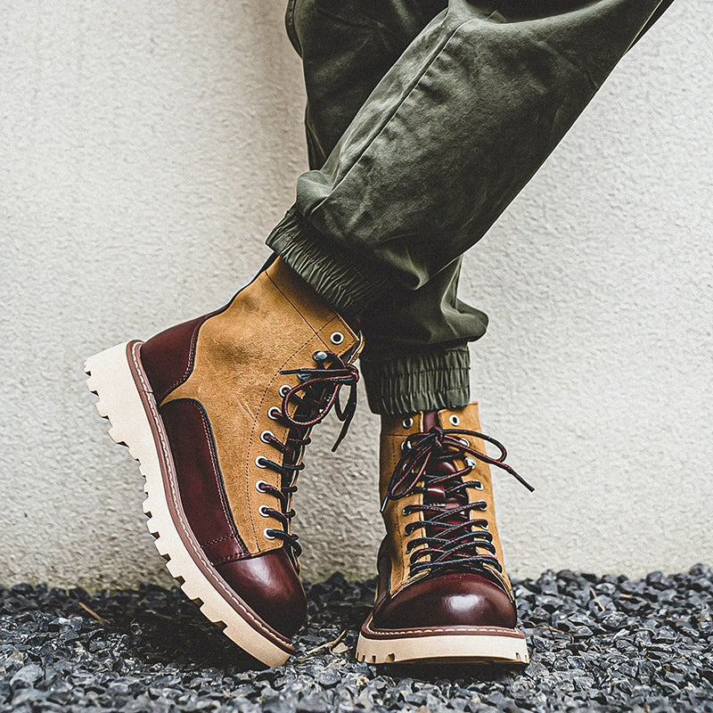 Summer Fancy Retro Platform Men's Shoes Boots