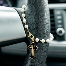 Load image into Gallery viewer, 1PC Creative Prayer Bead Car Pendant Stylish Steering Wheel Ornament for Car Interior Decor
