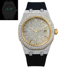 Load image into Gallery viewer, VVS Moissanite Iced Out Men Watch Big Dial Luxury Design Automatic Mechanical Movement Waterproof

