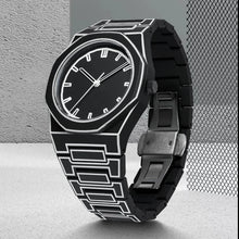 Load image into Gallery viewer, Creative Design Sketch Men's Quartz Waterproof Comic Watch
