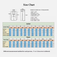 Load image into Gallery viewer, Exquisite Diamond Crystals Party Tuxedos Customized Double Breasted Suit Men Slim Fit
