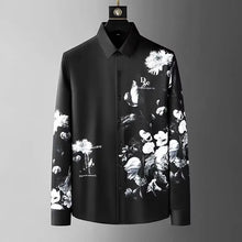 Load image into Gallery viewer, Luxury Flower Shirts Men Long Sleeve Slim Casual Shirts Business Social Dress Shirts
