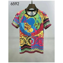 Load image into Gallery viewer, Men's Summer T-shirts 3D Printed Baroque Royal Luxury T Shirt
