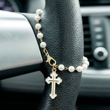 Load image into Gallery viewer, 1PC Creative Prayer Bead Car Pendant Stylish Steering Wheel Ornament for Car Interior Decor
