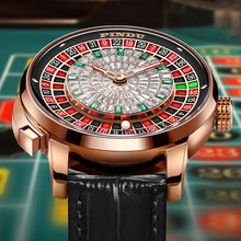Load image into Gallery viewer, J CO Style Mechanical Watches Men Push Button Turn Russian Roulette Game Sapphire Mirror Diamond Dial Men&#39;s Watch
