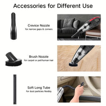 Load image into Gallery viewer, Portable wireless vacuum cleaner, multi-function car and home dual-use, rechargeable, long-lasting battery life, strong suction
