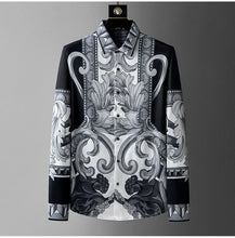 Load image into Gallery viewer, Men Luxury Business Social Dress Shirt Long Sleeved
