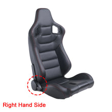 Load image into Gallery viewer, Adjustable Racing Seats 3D PVC Full WRAP Leather Universal Left Right Reclinable Sports Bucket Racing Car Seats Black Yellow Red
