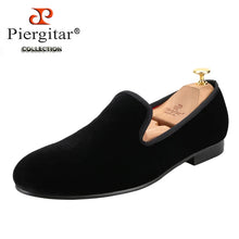 Load image into Gallery viewer, Piergitar Handmade Multiple Colors Velvet Plain Loafers
