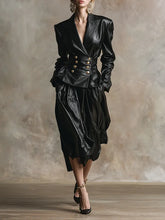 Load image into Gallery viewer, Urban Elegant Faux Leather Jacket for Women
