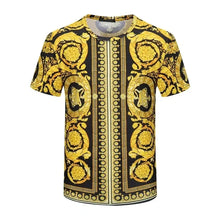 Load image into Gallery viewer, Men's Summer T-shirts 3D Printed Baroque Royal Luxury T Shirt
