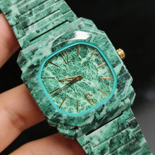 Load image into Gallery viewer, Top luxury business men's quartz watches, marble patterned waterproof watch
