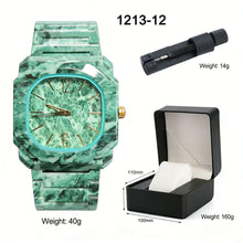 Load image into Gallery viewer, Top luxury business men's quartz watches, marble patterned waterproof watch
