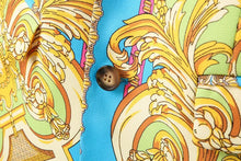 Load image into Gallery viewer, Luxury  Gold Baroque Print Blazer Slim Fit Men Suit Jacket
