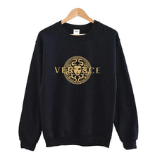 Load image into Gallery viewer, Men's Round Neck Sweatshirt + Sweatpants Luxury Print
