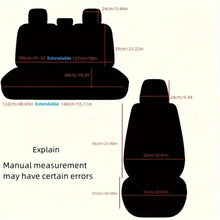 Load image into Gallery viewer, Deluxe 5-Seater Perforated PU Leather Auto Seat Covers - 2 Headrests &amp; Lumbar Support, Wearproof &amp; Easy-Clean
