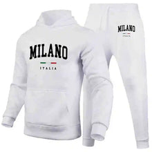 Load image into Gallery viewer, Men's Sports Hoodie Set Luxury Milan Print Sweatshirt Sweatpants
