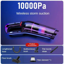 Load image into Gallery viewer, High Suction Handheld Car Vacuum Cleaner Portable Dual Use Household Water Absorption Cleaning Tool for Auto Interior

