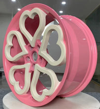 Load image into Gallery viewer, 17 18 19 20 21 22-inch forged rims for Benz BMW Audi A5 A6 A7 A8 Land Rover Jaguar Tesla custom pink Love heart forged wheels
