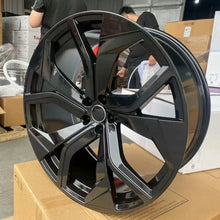 Load image into Gallery viewer, Gloss Black 22 inch Alloy Car Wheel for Audi Q8 RS A8 A6 A5 22*9.5j PCD 5X120 JWL VIA SUV Rims
