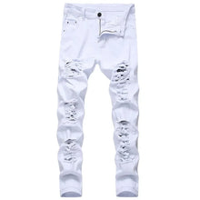 Load image into Gallery viewer, Hole Denim Pants Men's Jeans

