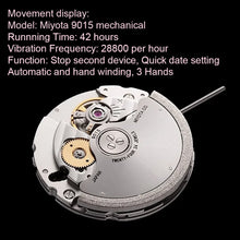 Load image into Gallery viewer, VVS Moissanite Iced Out Men Watch Big Dial Luxury Design Automatic Mechanical Movement Waterproof
